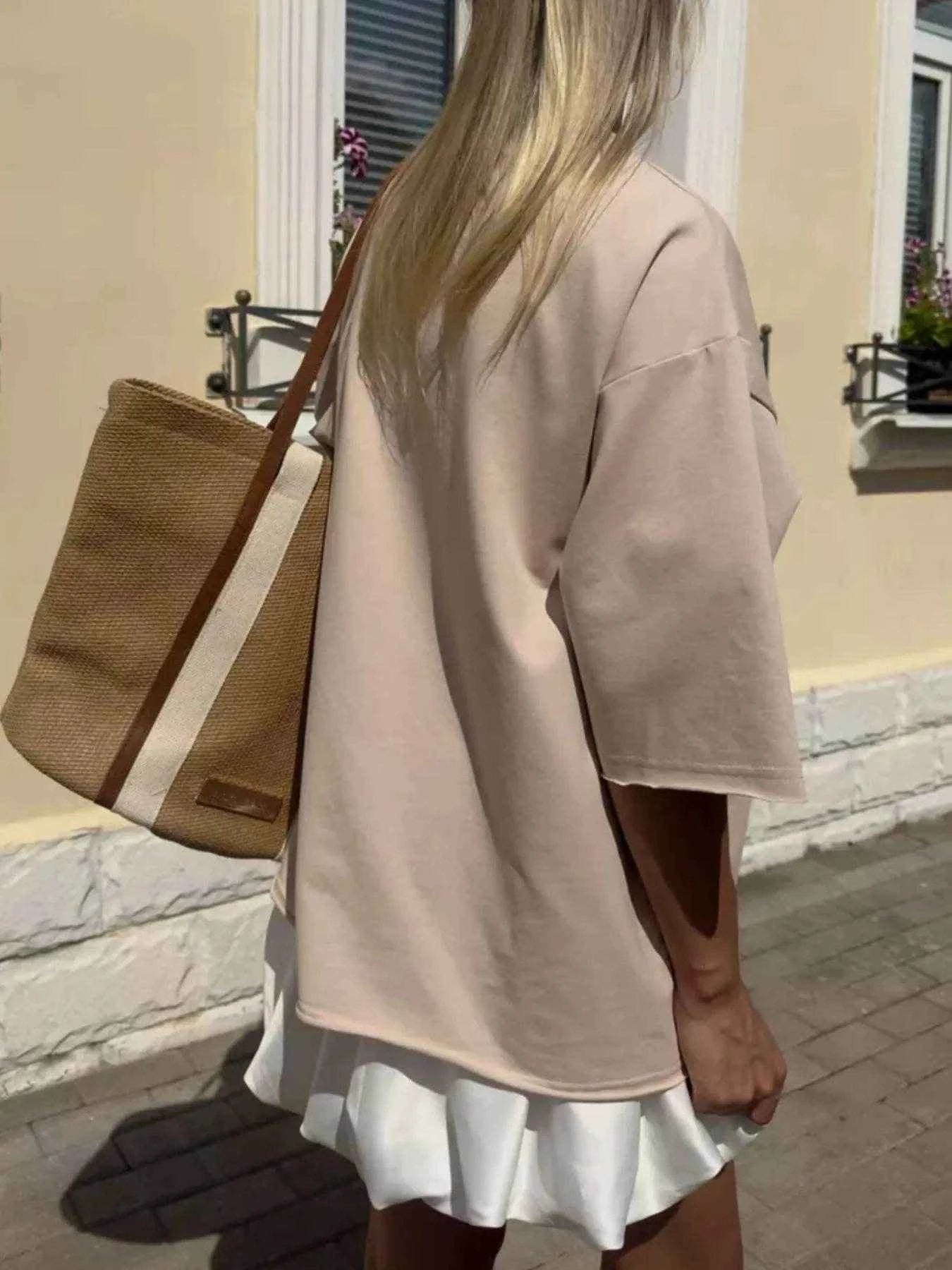 Round Neck Half Sleeve Oversized T-Shirt Trendsi d9648c8a-a091-4f9e-b214-fab4ea868371-Max-Origin
