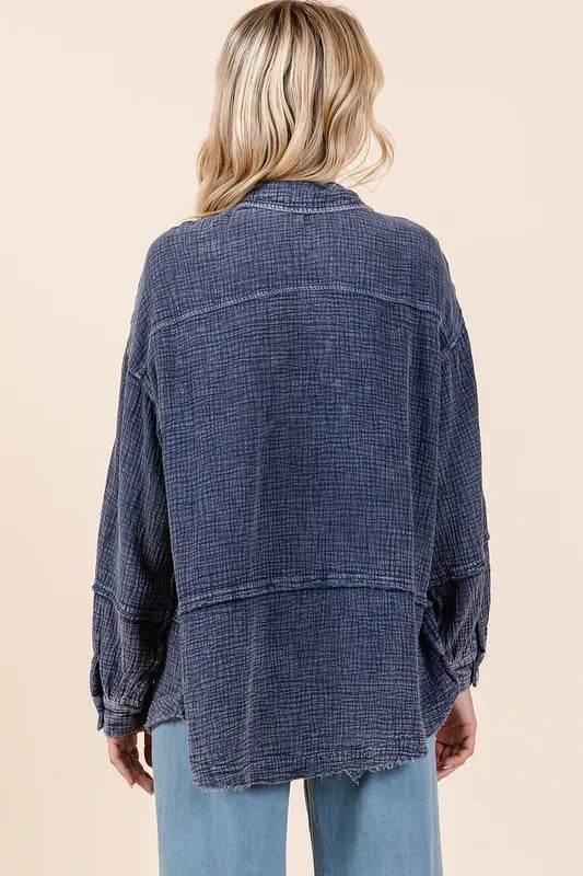 Mittoshop Textured Collared Neck Long Sleeve Shirt Trendsi d9778d43-b688-44ec-b514-4d687e3a6226-Max