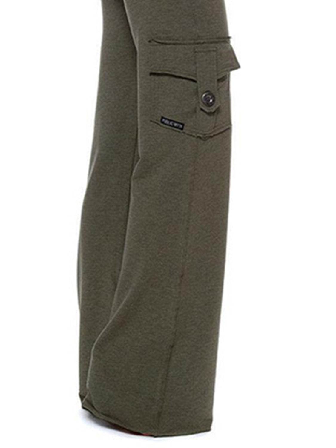 Mid Waist Pants with Pockets Trendsi d9bb05bf9ffc44d5923904e82940e724-Max