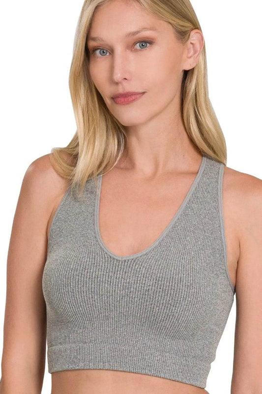 Zenana Seamless Ribbed Cropped Racerback Tank Top H GREY Trendsi d9c08802-f93e-4929-b752-36d9981edf5b-Max-Origin
