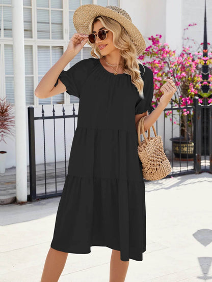 Tiered Round Neck Summer Dress Black Trendsi da1a2a7ac1414480a58b91c557be4f5a-Max-Origin