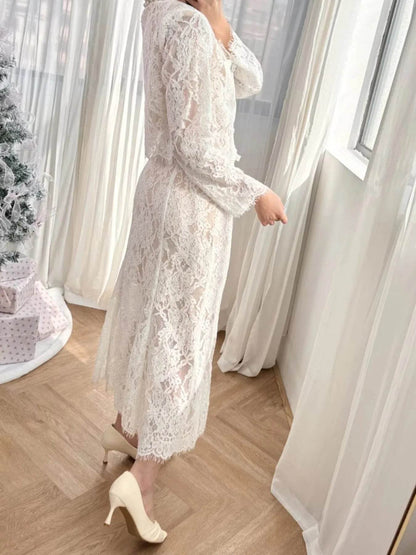 Lace Snap Down Top and Skirt Set Trendsi da37bbe5-66e7-438a-ad10-06e545ffe85e-Max-Origin