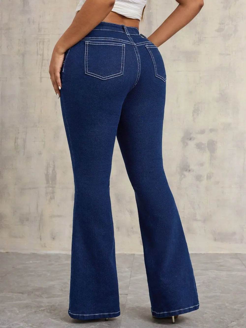 Flare Jeans with Pockets Trendsi da48136a-a617-4ef3-b40d-fe7f5cc68864-Max