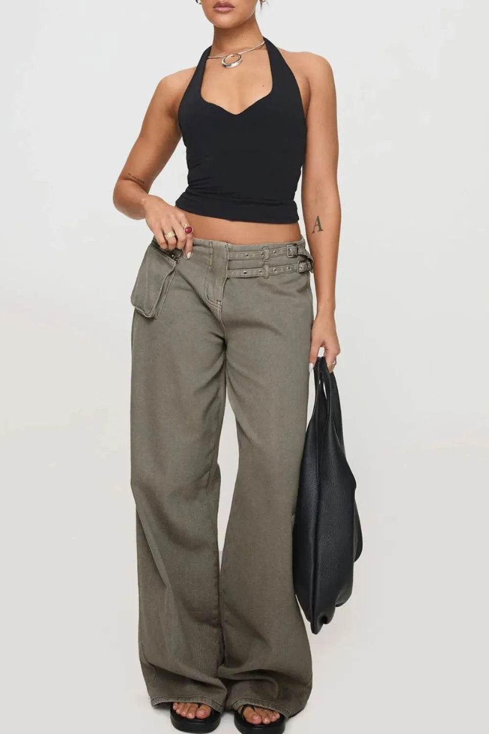 Wide Leg Jeans with Pockets Trendsi da5275d7-72d6-49be-b5f2-8124633ccbf3-Max