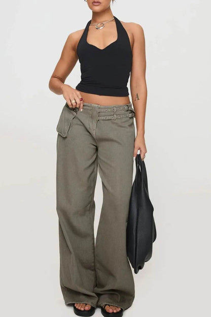 Wide Leg Jeans with Pockets Trendsi da5275d7-72d6-49be-b5f2-8124633ccbf3-Max