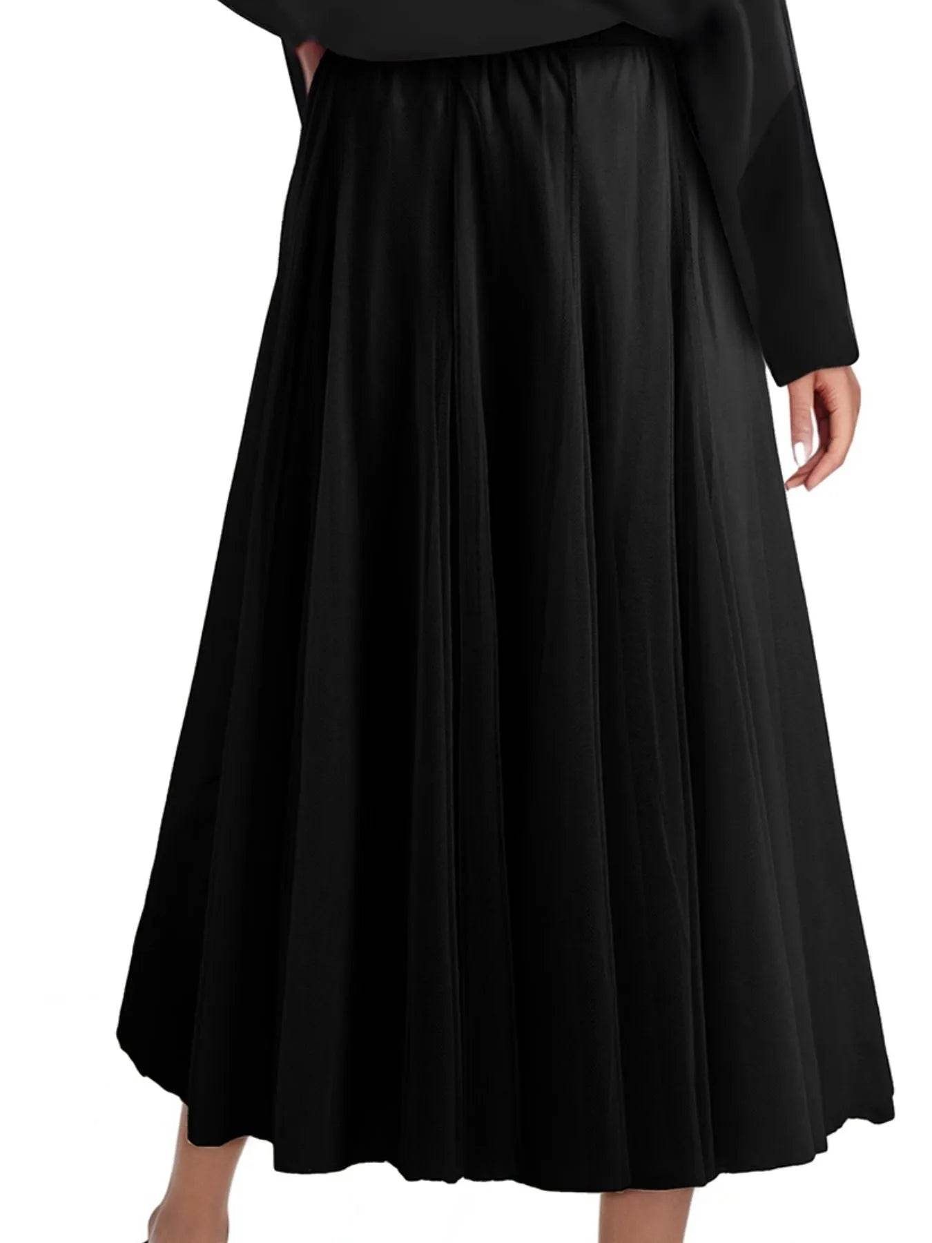 High-Waisted Midi Skirt Trendsi da7d23a23de54369b6921a5c696f8b88-Max-Origin