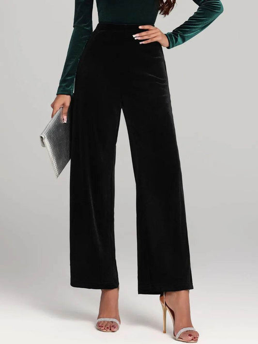 High Waist Wide Leg Pants Black Trendsi db26040f-0fa4-424a-8f1d-69f4b73858b0-Max