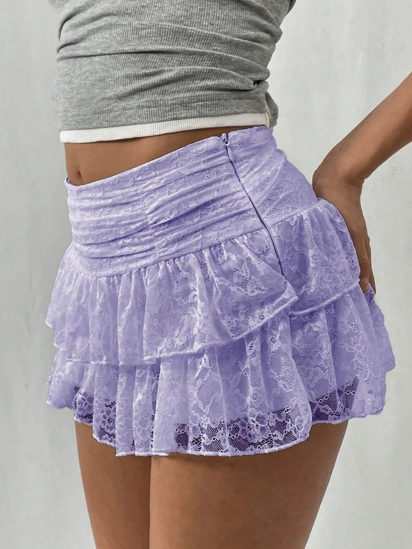 Lace Layered Mini Skirt Trendsi db2f1901-f093-4876-a7df-952edb7f5d1f-Max-Origin