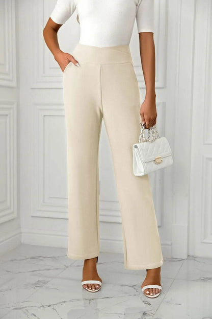 High Waist Straight Leg Pants Trendsi db481066-6859-41e8-aab1-38a7510a25bb-Max