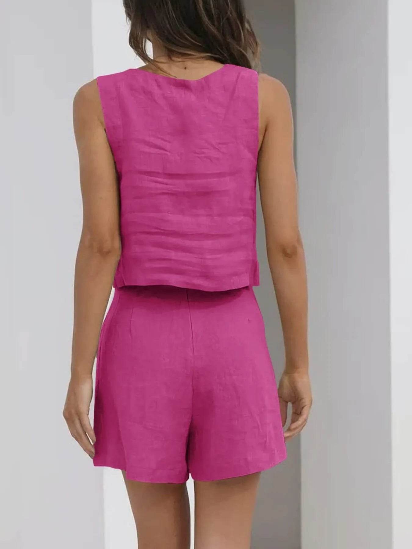 Square Neck Tank and Shorts Set Trendsi db78dde2e758464aa048ebe727b82fa8-Max-Origin