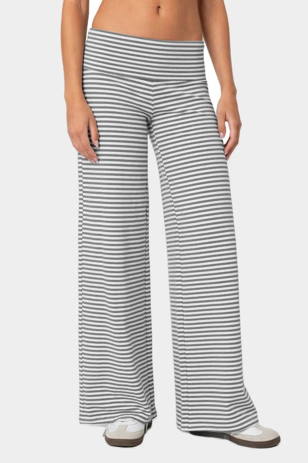 Striped Wide Leg Pants Gray Trendsi db7f7442-e9a3-490b-b2d8-713ab985fe65-Max