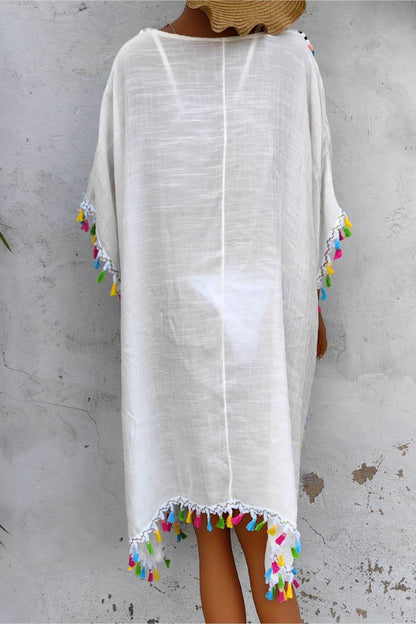 Tassel Detail Embroidery Dress Trendsi dbf87580e15149d987a363eac7a89f4a-Max