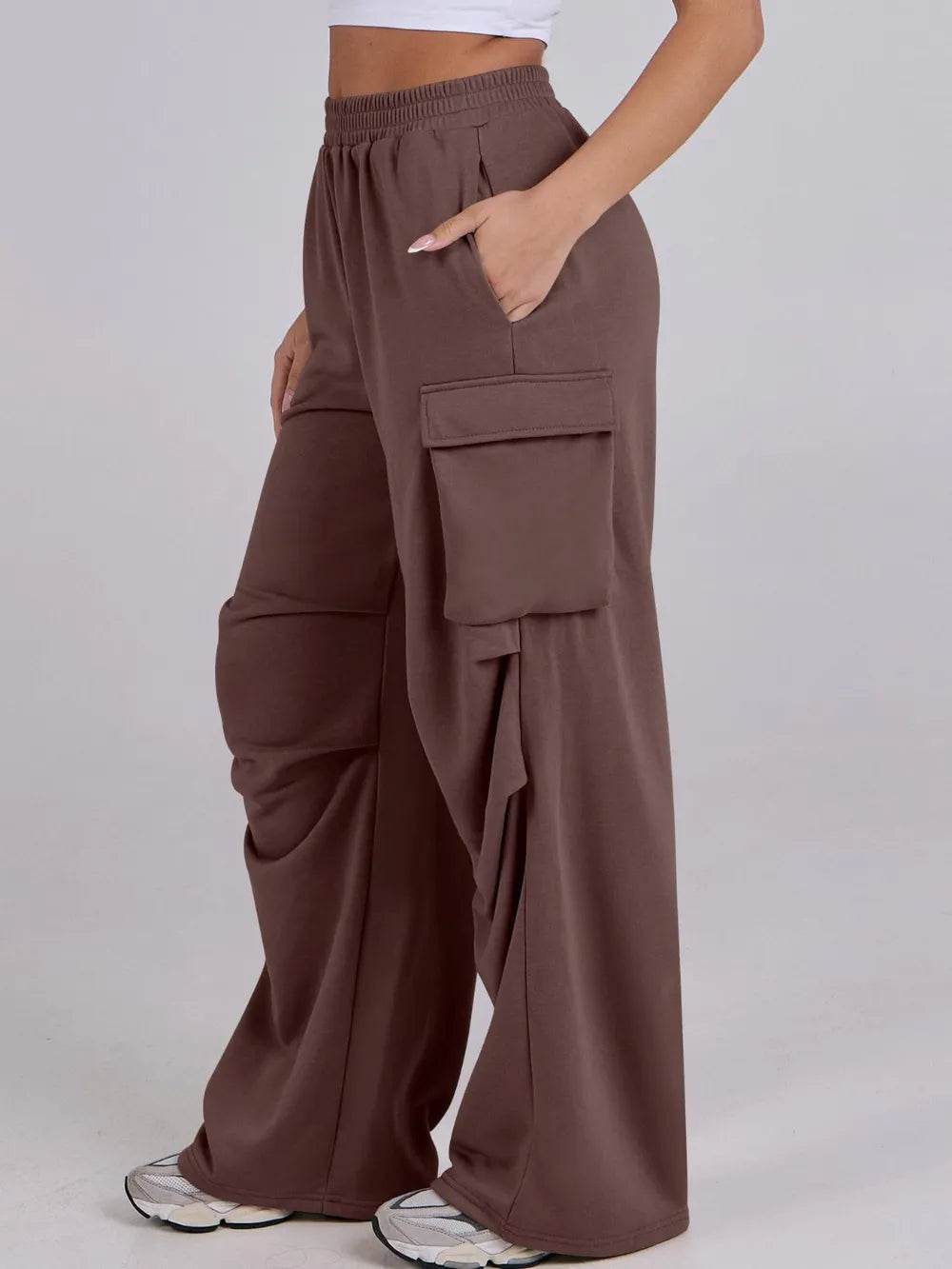 Elastic Waist Wide Leg Pants with Pockets Trendsi dc7af31c-722c-462b-ae59-a7c972e05bb2-Max