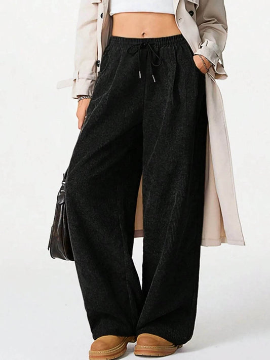 Drawstring Wide Leg Pants Black· Trendsi dd114bfd-72b3-491d-bfee-61f0c1dbd1a4-Max-Origin