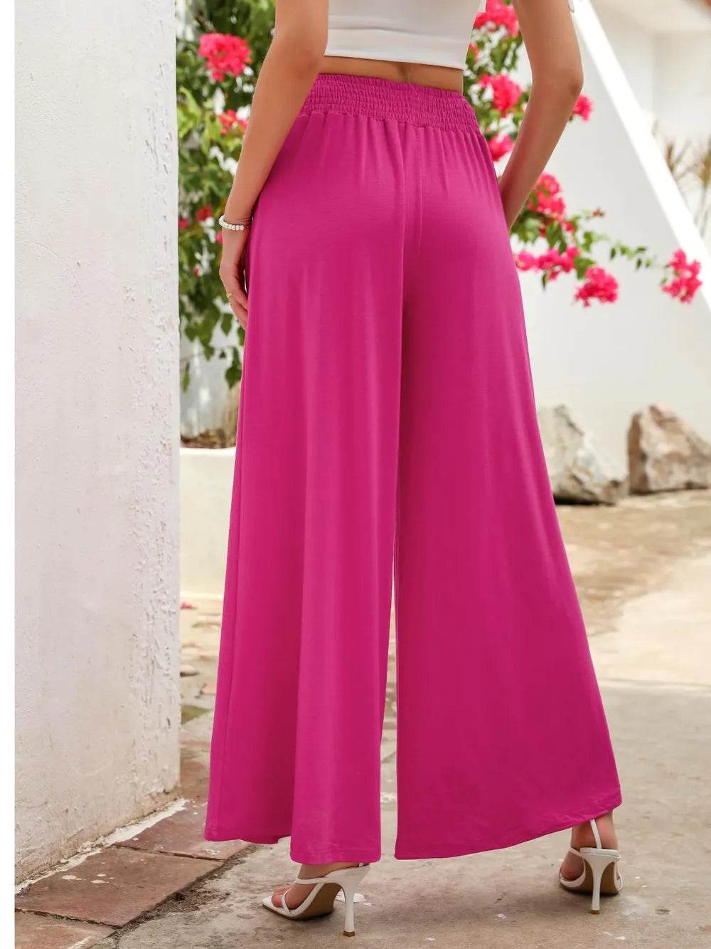 Pocketed Elastic Waist Wide Leg Pants Trendsi dd386405-0279-4c7a-9f0b-9cd317273024-Max