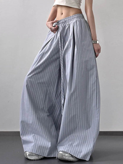 Striped Wide Leg Pants with Drawstring Waist Trendsi dd4509d2-dab4-40b4-b8d7-671217a5a73e-Max-Origin