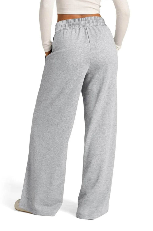 Drawstring Elastic Waist Wide Leg Pants Trendsi dd8bfd05-6f88-4dd5-a05e-40bc083e929b-Max