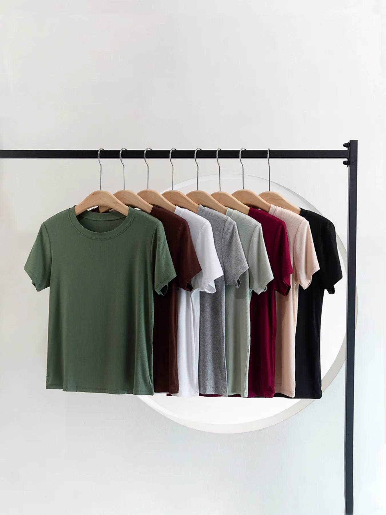 Crew Neck Short Sleeve T-Shirt Trendsi dd9c01c5-c8fd-40ea-a352-94530725dc6f-Max-Origin