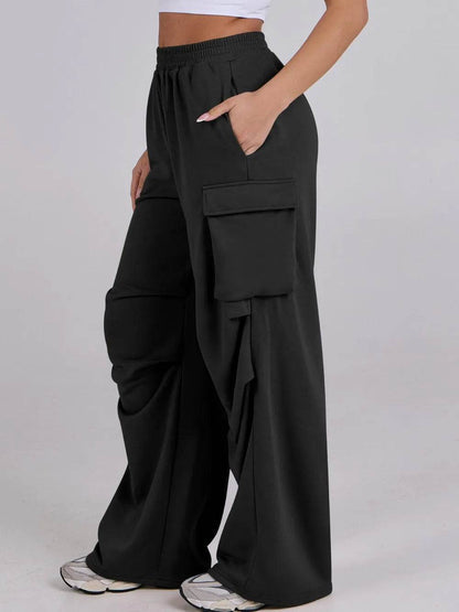 Elastic Waist Wide Leg Pants with Pockets Trendsi ddc3a7b6-4a98-415f-a99f-d18d6e062b83-Max