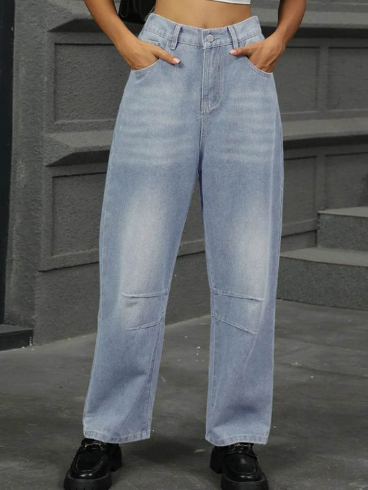 Half Elastic Waist Straight Leg Jeans Light Trendsi ddd8f05c-d52a-4b35-8954-ddadb978be7f-Max