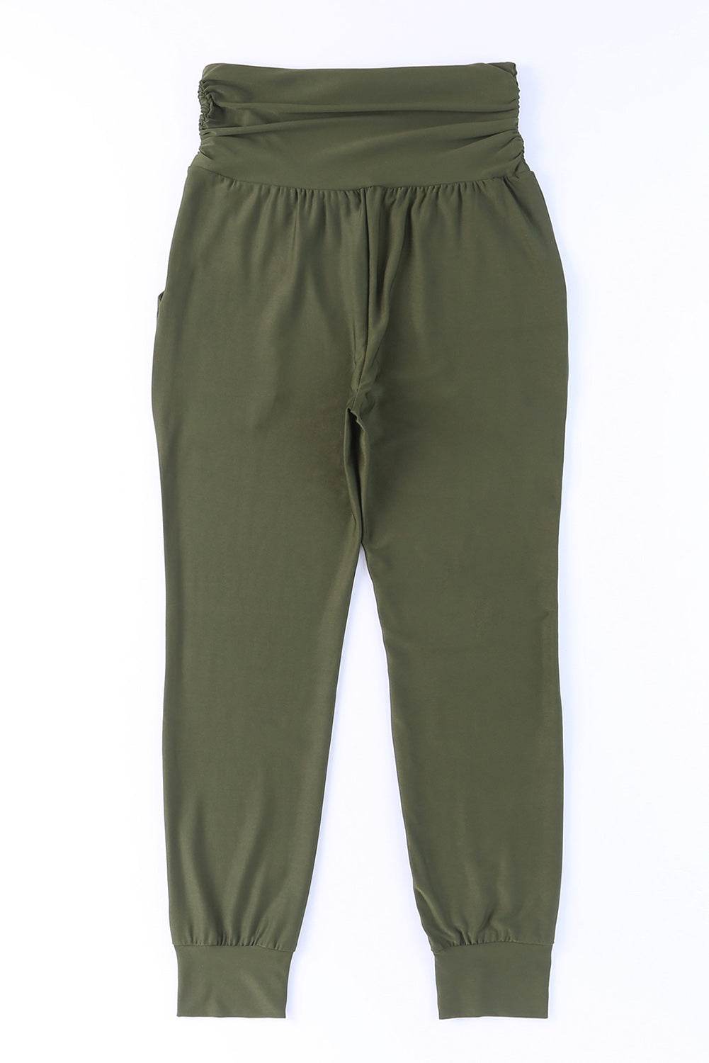 High-Rise Wide Waistband Joggers Trendsi ddfa232cae8443eda8c7aa7c7307f4be-Max