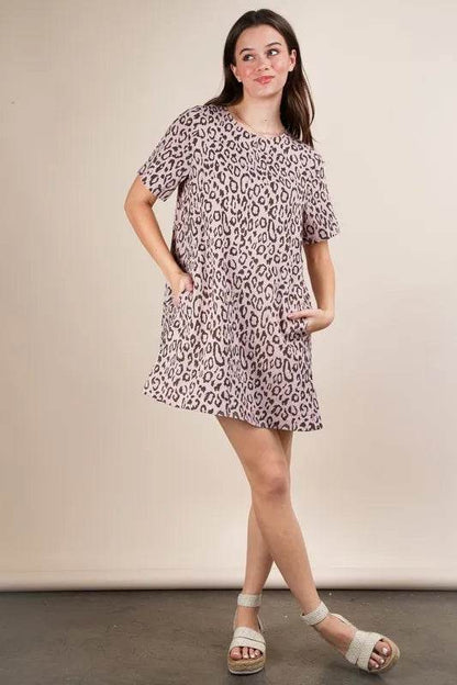 VERY J Leopard Printed Comfy Mini Dress Trendsi de2ee40535bd44a9b7e182a3b9339fbb-Max-Origin