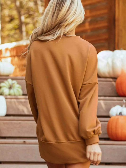 Happy Halloween Graphic Notched Long Sleeve Loose Top Trendsi de88b2c8-c27c-4079-83e9-858d473a80ca-Max-Origin