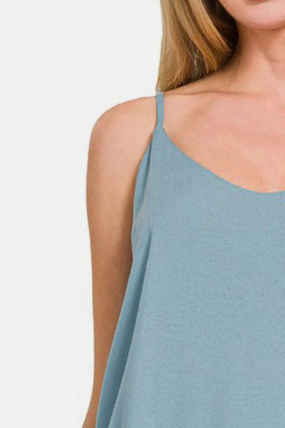 Zenana Two Layered Spaghetti Strap Cami Trendsi debc0253-cdbd-4931-a46b-42d3ac3ff8cb-Max