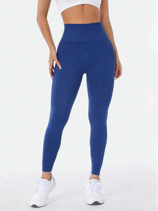 High Waist Active Leggings Royal Blue Trendsi ded4c993-eaeb-46c5-9c18-16ac6ce1bdac-Max