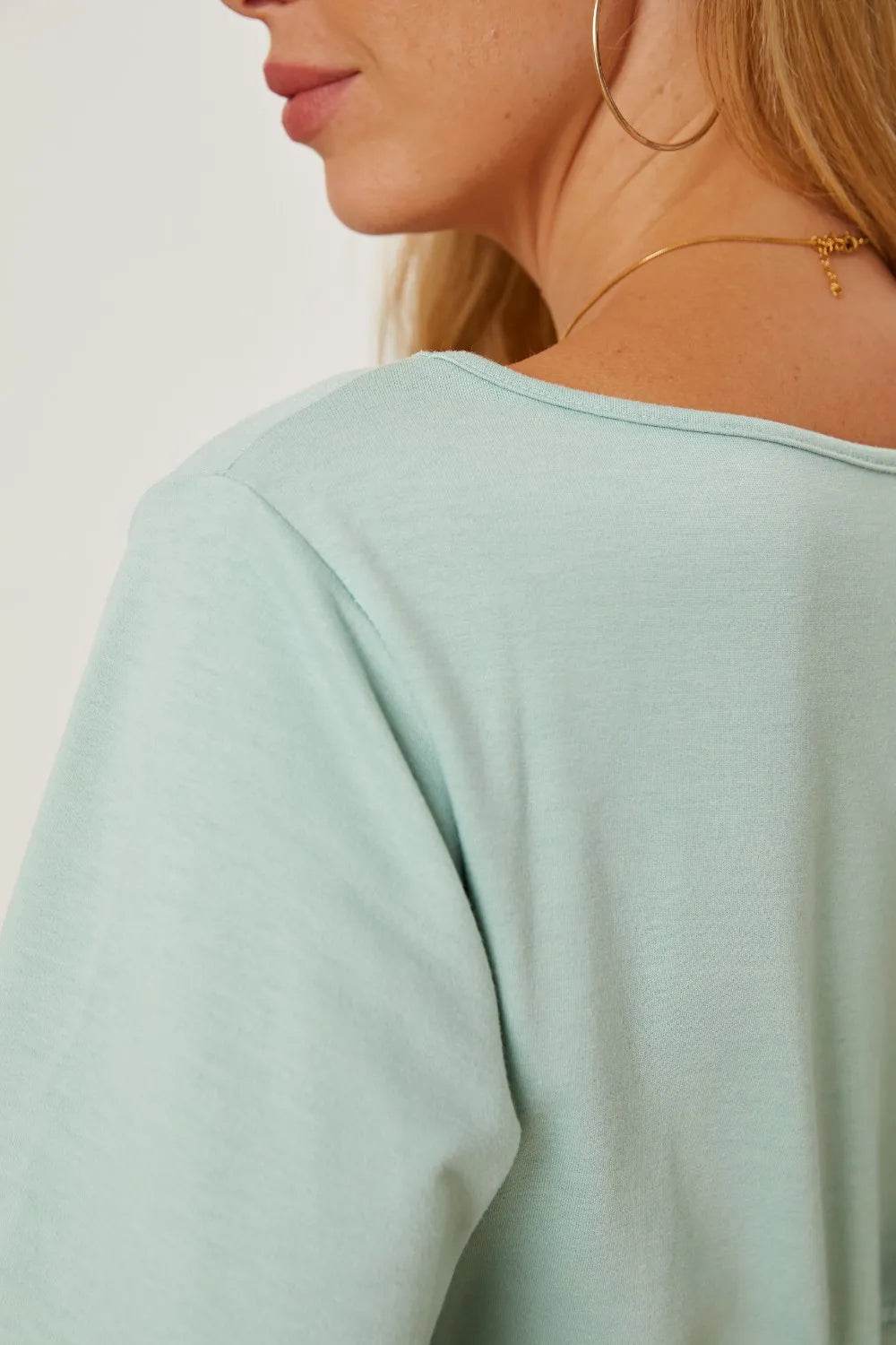 Boat Neck Lantern Sleeve Blouse Trendsi dedbd989-69b1-4f7d-8e7d-bb63d4c119e0-Max
