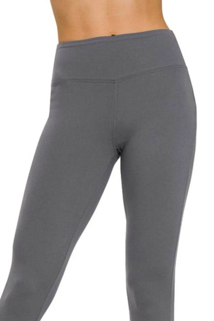 Zenana Microfiber Waistband Leggings Trendsi df37538c-200e-4aa7-99fb-b664a7035051-Max-Origin