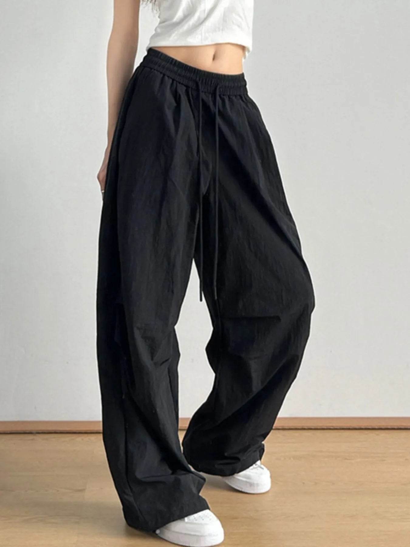 Relaxed Wide Leg Casual Pants with Drawstring Trendsi df605b2e-0e57-408d-8508-467783bbd3cb-Max-Origin