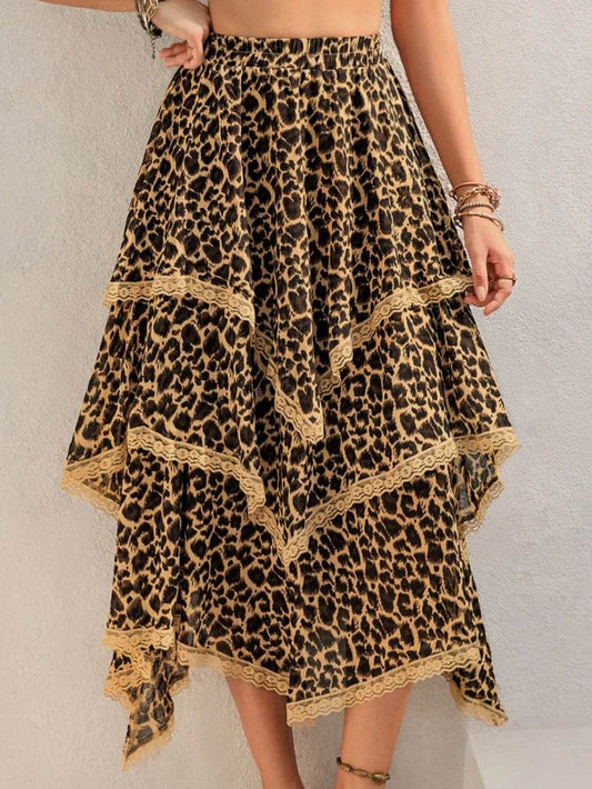 Lace Detail Layered Printed Skirt Trendsi df9fb9d5-73df-46b7-bb22-bf54a97b3f63-Max