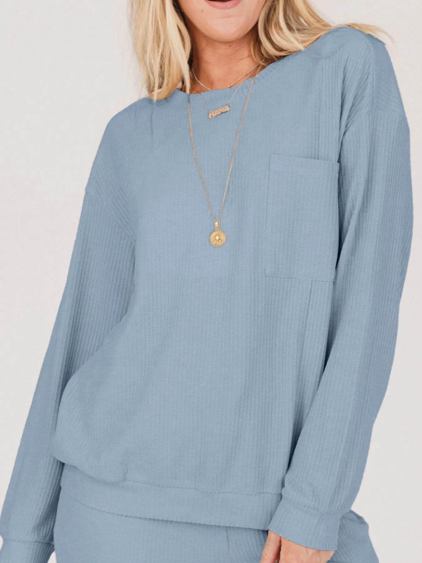 Ribbed Round Neck Sweatshirt and Drawstring Pants Set Trendsi e03ac93c-21ae-4d6b-b951-05805b13c042-Max-Origin