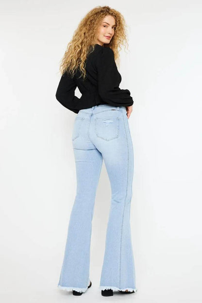Kancan High Rise Curvy Flare Jeans Trendsi e053ce0e0f8942c8baf50f2aaacaf925-Max-Origin