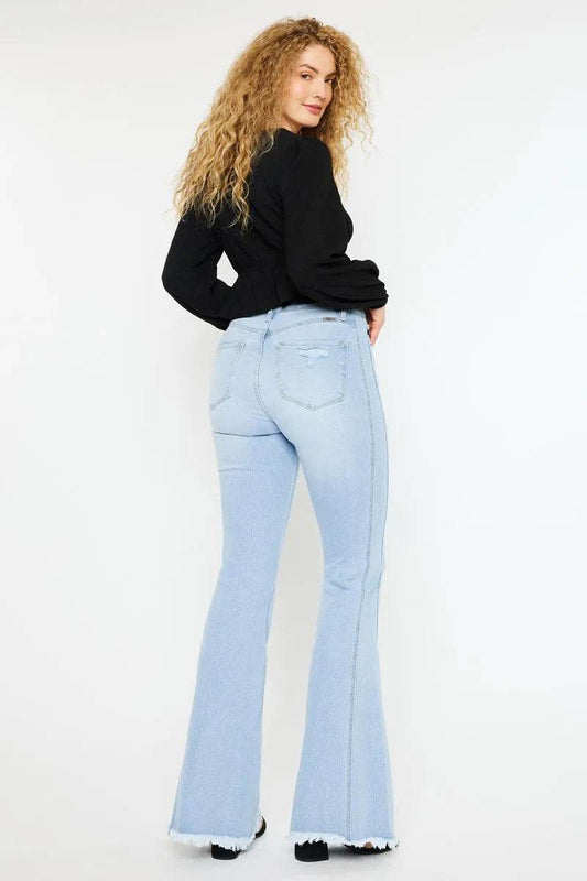 Kancan High Rise Curvy Flare Jeans Trendsi e053ce0e0f8942c8baf50f2aaacaf925-Max-Origin