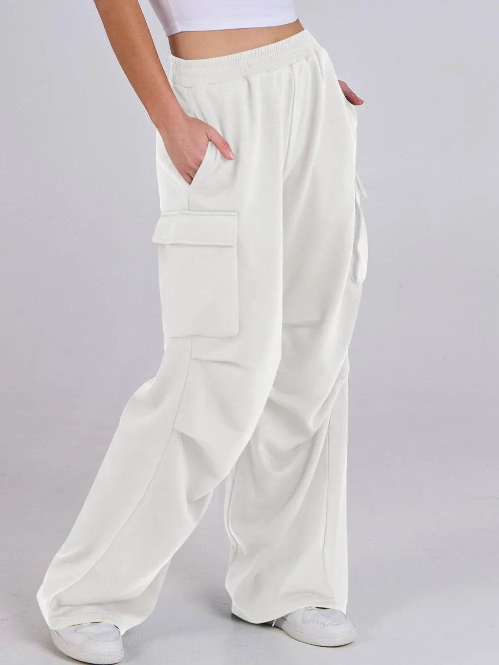 Elastic Waist Wide Leg Pants with Pockets Trendsi e079c1e2-8988-486a-8945-ea87aeaf2a11-Max