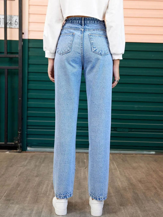 Heart Straight Leg Jeans with Pockets Trendsi e0877c8c-5446-465e-8975-26c755cee3ad-Max
