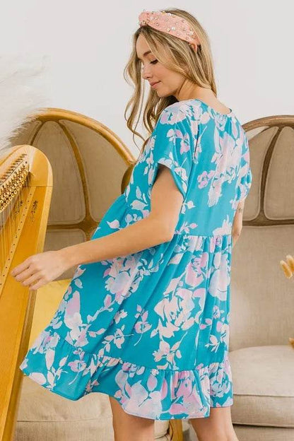 BiBi Floral Crinkle Shirred Ruffle Detail V Neck Dress Trendsi e0a32c9db8794ff4ab03ffd1bbda7936-Max-Origin