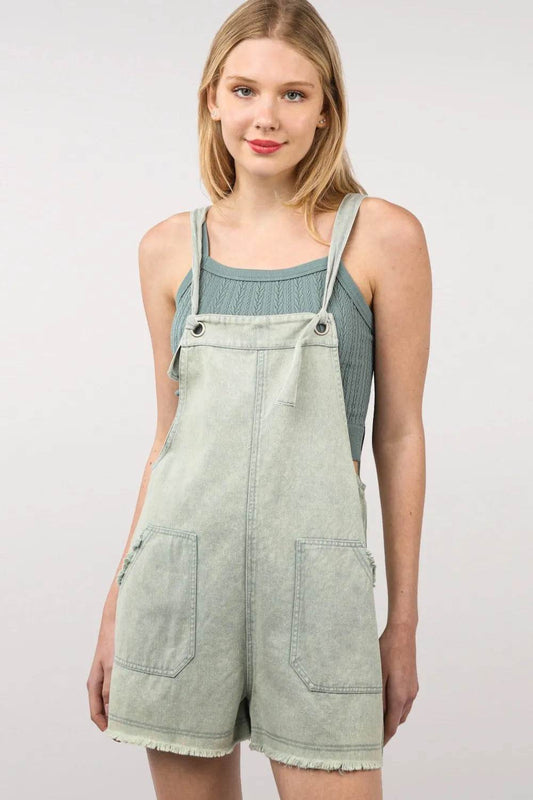 VERY J Washed Frayed Hem Denim Overall Sage Trendsi e12b9288-066a-4bc4-a0ea-63eb31b1890a-Max