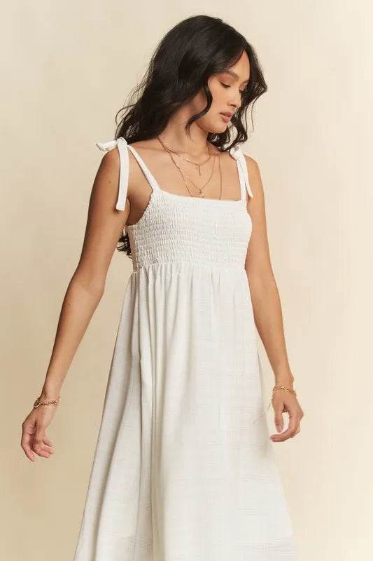 Davi & Dani Smocked Sleeveless Maxi Cami Dress Trendsi e13a32fe6d954a328e86f2e627e88980-Max-Origin