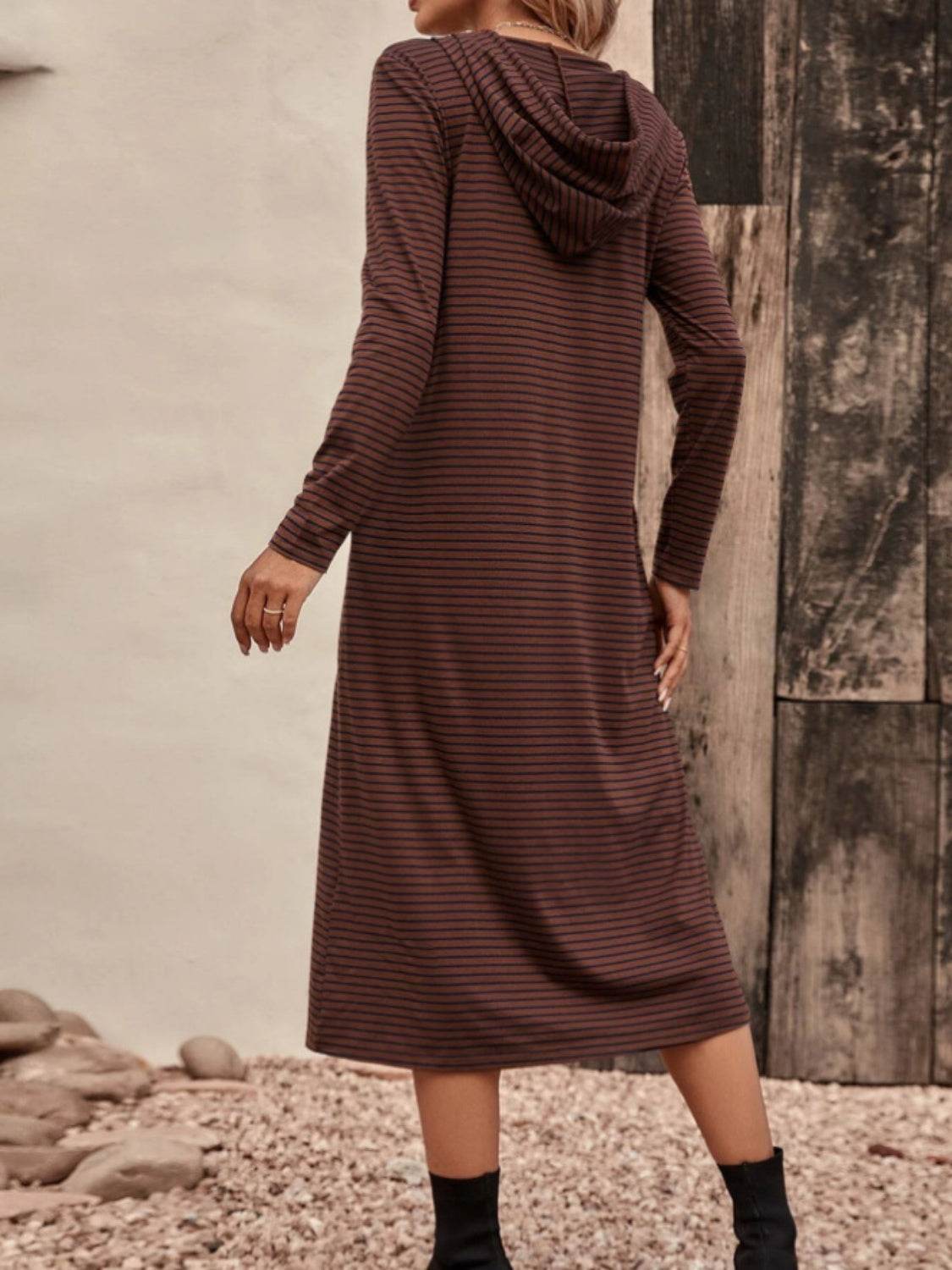 Striped Zip Front Hooded Dress Trendsi e18be1d2868146d1bdc4ea95b0f8b256-Max