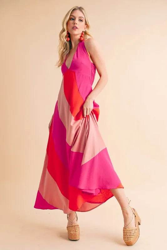 Aemi+Co Color Block Sleeveless Maxi Dress Trendsi e1c97735592149439e5f47d336a26ba1-Max-Origin