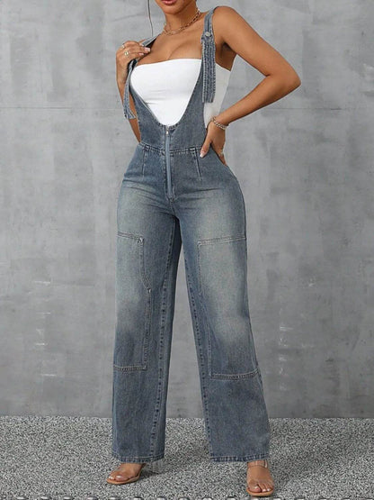 Zip Front Wide Strap Denim Overalls Trendsi e218e924-9532-43fb-846f-8251e931270b-Max-Origin