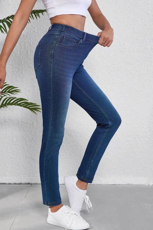 High Waist Skinny Jeans with Pockets Trendsi e21f3b8b-7f06-4f02-95da-c655790e3412-Max