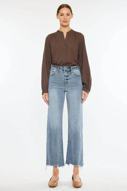 Kancan High Rise Slim Wide Leg Jeans Trendsi e26f7543-941e-4a3f-8fa2-48658b0e8fd9-Max