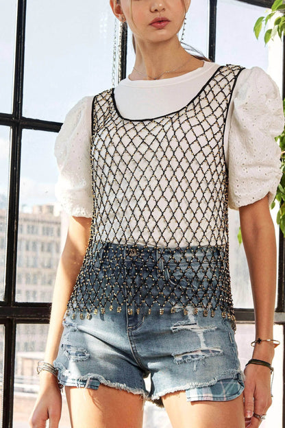 ADORA Beads Accent Fishnet Tank Top Trendsi e2b3a838548e4c109219022ccd74af16-Max-Origin
