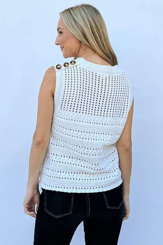 And The Why Hollowed Out Buttoned Tank Trendsi e2d0ed26-7fe1-4e0f-b81b-51d137904905-Max