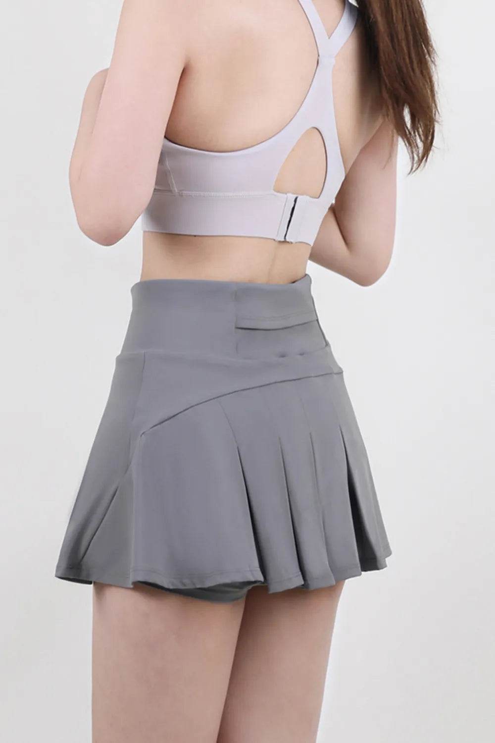 High Waist Pleated Active Skirt Trendsi e2fa3377-3ae2-428f-bc0a-852b62ad1f1a-Max