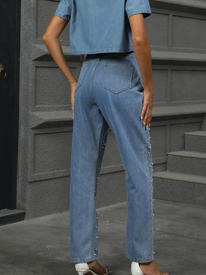 Pearl Detail Jeans with Pockets Trendsi e346ff61-1806-4bab-8799-fd685cd5445c-Max-Origin